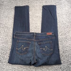 Adriano Goldschmied Jeans Women 29 Blue Skinny Straight Premiere Distressed